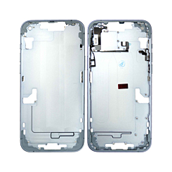 Buy the middle frame with small parts for the iPhone 14 Plus — in Blue, US version.
