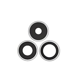 Order the Back Camera Lens with Bracket and Bezel for iPhone 14 Pro and 14 Pro Max in Silver, premium quality.
