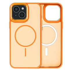 Dual Layer MagSafe Armor Case (ORANGE) for iPhone 15 (Only Ground Shipping)