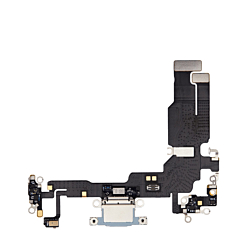 Grab the wholesale deals on the charging port flex cable for iPhone 15 in blue, aftermarket version.