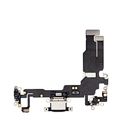 Order the Charging Port Flex Cable for iPhone 15 in black, premium quality.