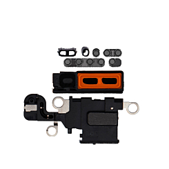 Shop the Loudspeaker Mic Mesh for iPhone 15 in black, 10 pack.
