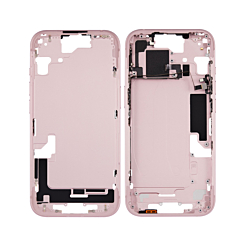 Purchase the Middle Frame with Small Parts for iPhone 15 in pink, US version.
