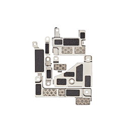 Stock up on the Small Metal Bracket for iPhone 15 placed on the motherboard.