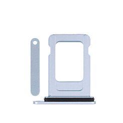 Purchase the Single Sim Card Tray for iPhone 15 and 15 Plus in Blue.
