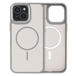 Dual Layer MagSafe Armor Case (GRAY) for iPhone 14 Plus / 15 Plus (Only Ground Shipping)