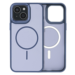 Dual Layer MagSafe Armor Case (NAVY BLUE) for iPhone 14 Plus / 15 Plus (Only Ground Shipping)