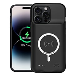 Slim Charging Case with Msafe Charging (8500 mAh) for iPhone 15 Pro Max (Only Ground Shipping)