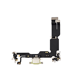 Order the Charging Port Flex Cable for iPhone 15 Plus in Yellow, aftermarket version.
