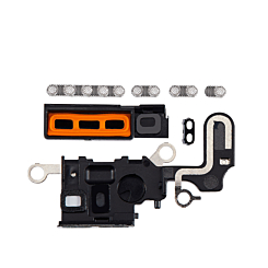 Shop the white loudspeaker and mic mesh for iPhone 15 Plus — comes in a 10-pack.