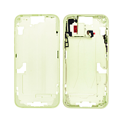 Shop the green middle frame with small parts for iPhone 15 Plus — international version.