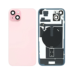 Buy the pink back glass with frame and MagSafe magnet for iPhone 15 Plus — service pack.