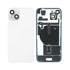 Shop the white titanium back glass with frame and MagSafe magnet for iPhone 15 Plus — service pack.