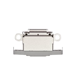 Charging Port Only for iPhone 15 Pro Max (WHITE TITANIUM) (Pack of 10)