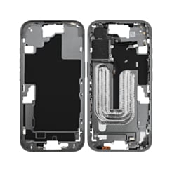 Middle Frame with Small Parts for iPhone 16 (BLACK) (International Version)