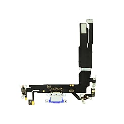 Grab the wholesale deals on the ultramarine charging port flex cable for iPhone 16, aftermarket version.