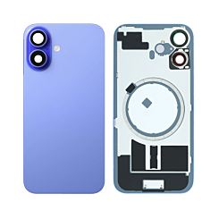 Back Glass with MagSafe Magnet for iPhone 16 (NO LOGO) (ULTRAMARINE)