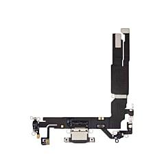 Stock up on the premium black charging port flex cable for iPhone 16.