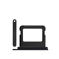Order the Dual SIM Card Tray for iPhone 16 and 16 Plus in Black.