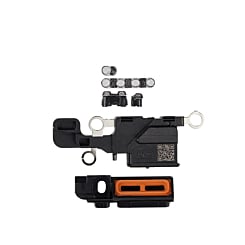 Stock up on the black loudspeaker and mic mesh for iPhone 16 in a pack of 10.