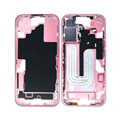 Middle Frame with Small Parts for iPhone 16 (PINK) (International Version)