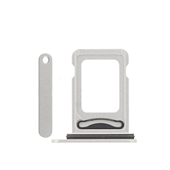 Dual Sim Card Tray for iPhone 16e (WHITE)