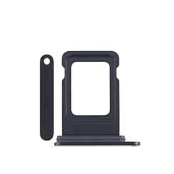 Single Sim Card Tray for iPhone 16e (BLACK)