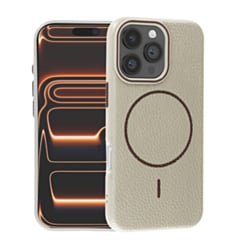 Magnetic Leather Soft Cases (VIVID ROCK) for iPhone 16 Pro (Only Ground Shipping)