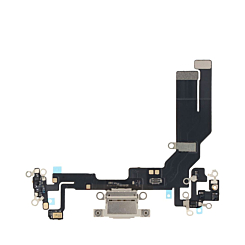 Charging Port Flex Cable for iPhone 16e / 17e (Aftermarket) (WHITE)