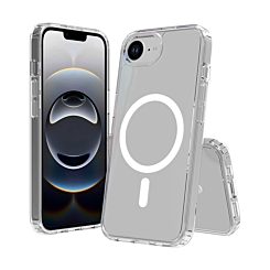 Wireless Charging Clear Case (Full Bottom Close) for iPhone 16e / 17e (Only Ground Shipping)