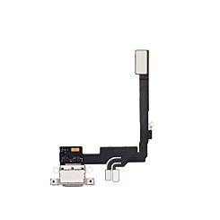 Purchase the Charging Port Flex Cable for iPhone 16 Pro in Natural Titanium, aftermarket.