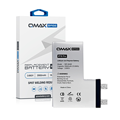 QMAX Base Replacement Battery for iPhone 16 Pro (Spot Weld Required) (3582 mAh) (Only Ground Shipping)