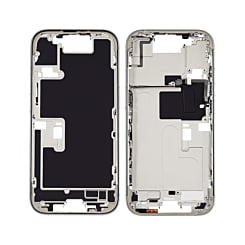 Middle Frame with Small Parts for iPhone 16 Pro (WHITE TITANIUM) (US Version)