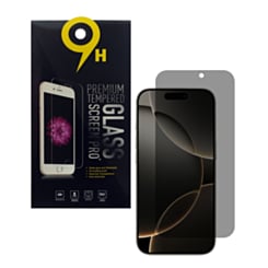 Privacy Tempered Glass for iPhone 16 Pro / 17 / 17 Pro (2.5D / Pack of 10)