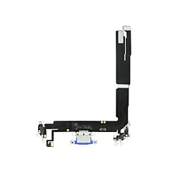 Charging Port Flex Cable for iPhone 16 Plus (Aftermarket) (ULTRAMARINE)