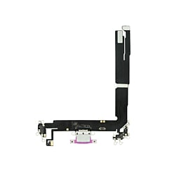 Charging Port Flex Cable for iPhone 16 Plus (Aftermarket) (PINK)