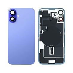 Back Glass with MagSafe Magnet & NFC & Flashlight Flex for iPhone 16 Plus (ULTRAMARINE) (NO LOGO)