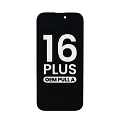 OLED Assembly with Light Sensor Flex Cable for iPhone 16 Plus (OEM Pull A Grade)