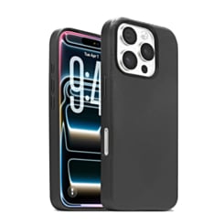 New Leather Case with Wireless Charger with IC Chip (BLACK) for iPhone 16 Pro Max (Only Ground Shipping)