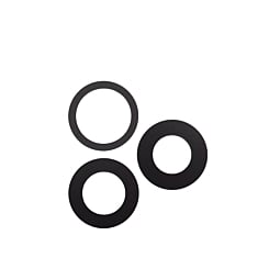 Back Camera Lens with Adhesive for iPhone 16 Pro / 16 Pro Max (3 Piece Set) (Single Pack) (Premium)