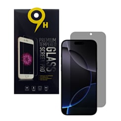 Privacy Tempered Glass for iPhone 16 Pro Max (2.5D / Pack of 10)