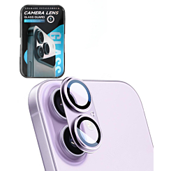 Metal Matte Armor with HD Tempered Glass for iPhone 17 (LAVENDER)