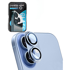 Metal Matte Armor with HD Tempered Glass for iPhone 17 (MIST BLUE)