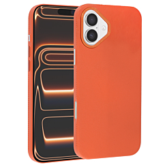 Liquid Silicone Magsafe Cases for - ORANGE for iPhone 17 (Only Ground Shipping)