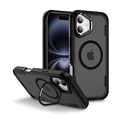 Shockproof Magsafe Case with Camera Stand - GRAY for iPhone 17 (Only Ground Shipping)