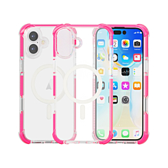 TPU Mesh Sport Case with Wireless Charging - PINK for iPhone 17 (Only Ground Shipping)