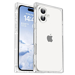 Square Clear Case - CLEAR for iPhone 17 (Only Ground Shipping)