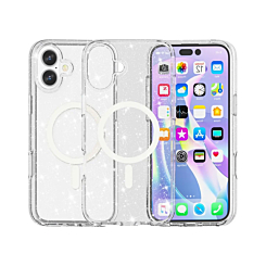 Ultra Glossy Protector Case with Magsafe - GLITTER CLEAR for iPhone 17 (Only Ground Shipping)