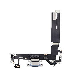 Charging Port Flex Cable for iPhone 17 (Aftermarket) (MIST BLUE)