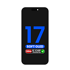 OLED Assembly for iPhone 17 (Aftermarket Pro Soft / 120HZ) (IC Transfer Eligible)